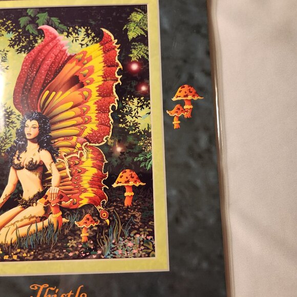 Thistle fairy artwork - vintage - Picture 6 of 6